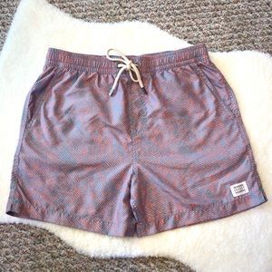 Arvust Striped Beach Swim Trunks Board Shorts